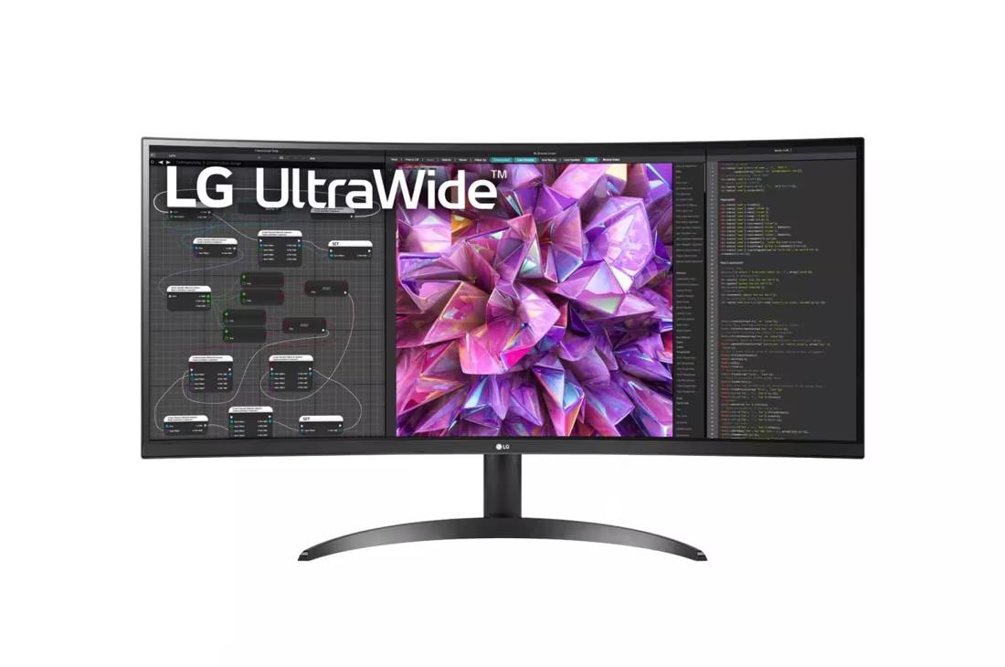 LG UltraWide Quad HD Monitor - Diilimurkku